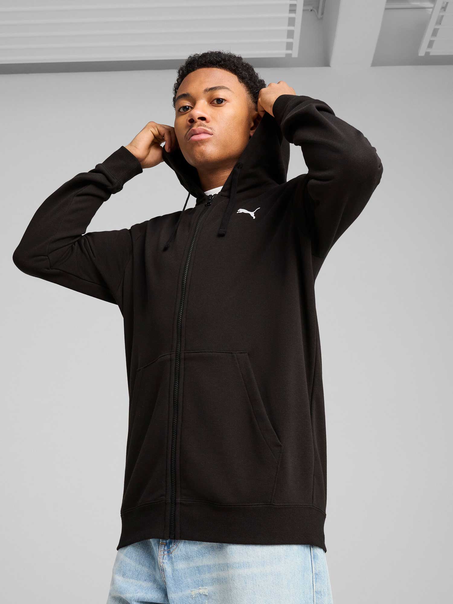 PUMA Суитшърт ESS Small Logo Full-Zip Hoodie TR