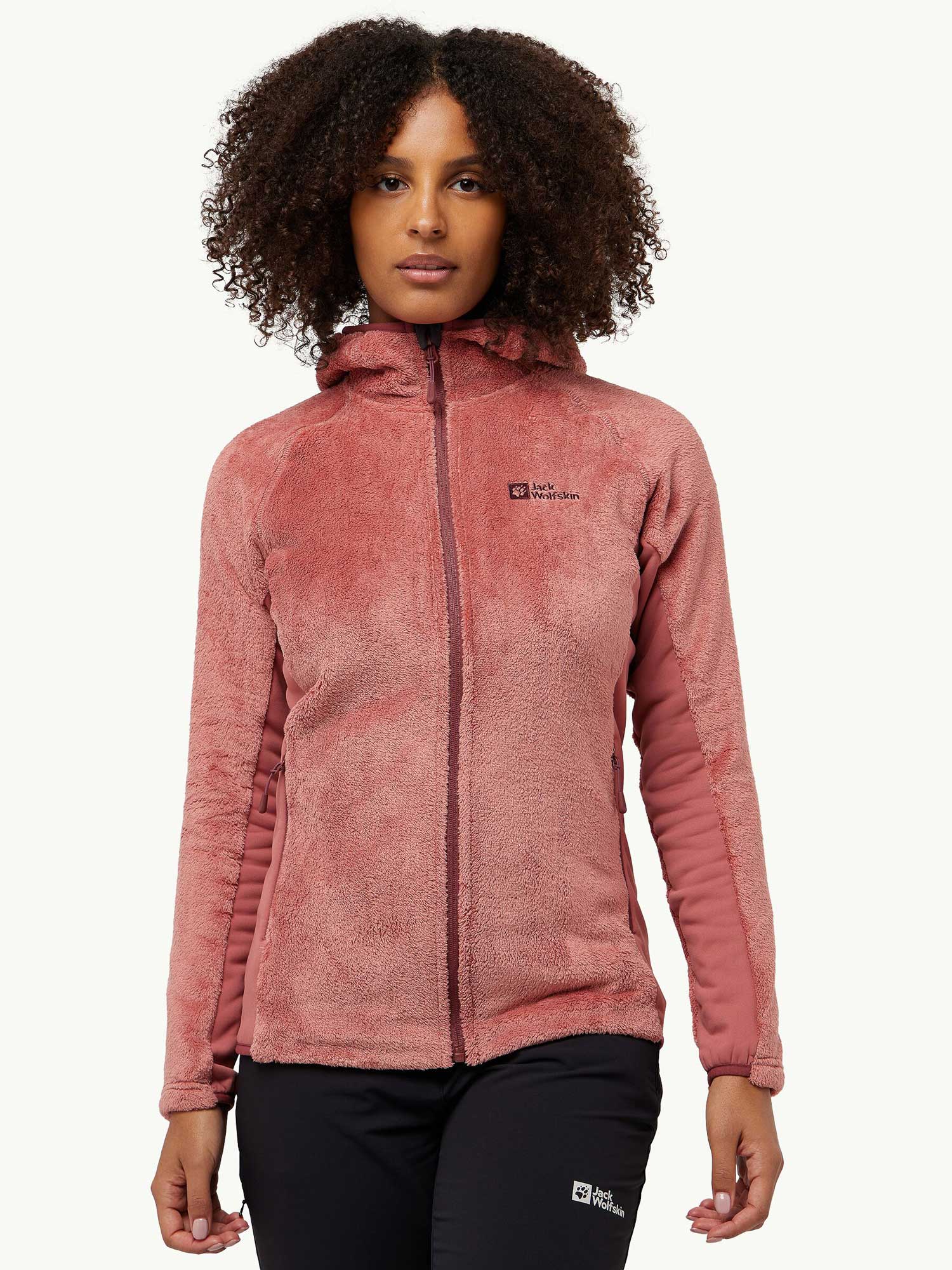 JACK WOLFSKIN Полар ROTWAND HOODED FZ W