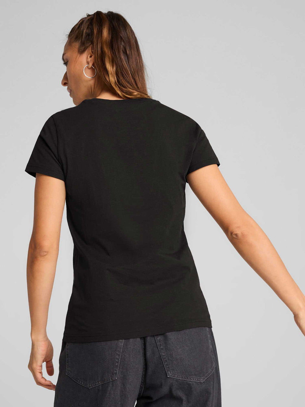 PUMA Тениска ESS METALLIC No. 1 Logo Tee