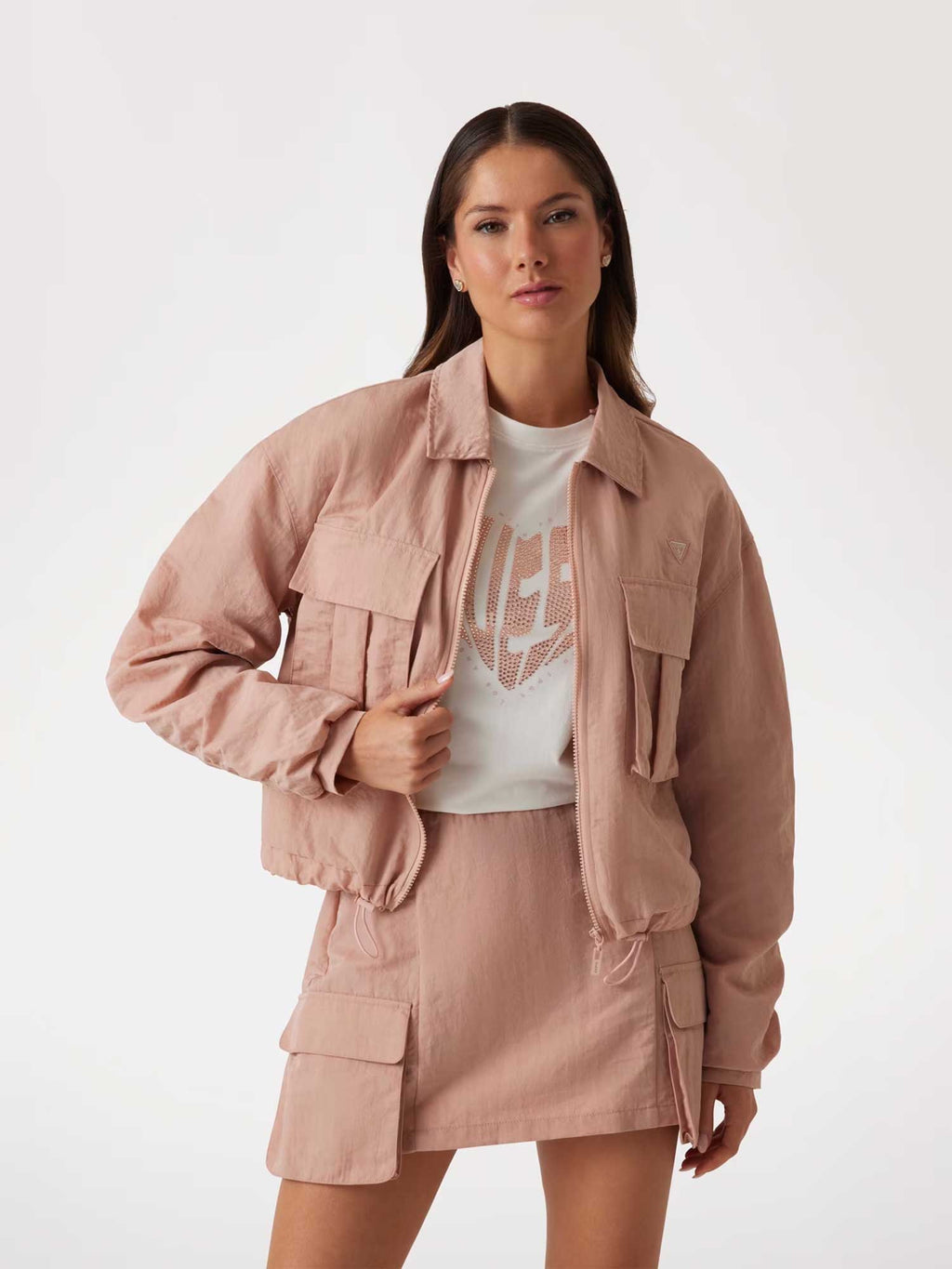 GUESS Яке SYLVIE ZIP JACKET