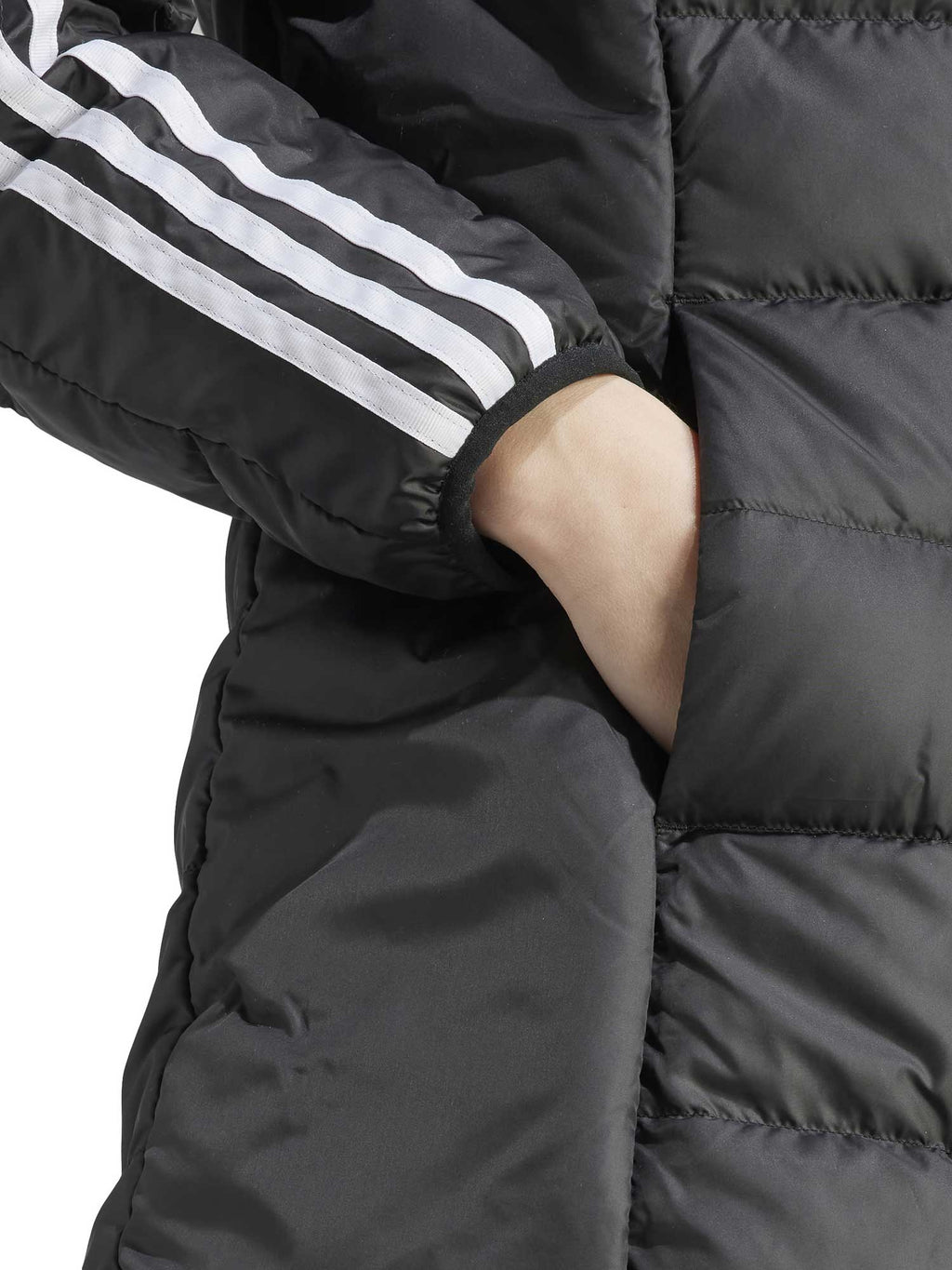 ADIDAS SPORTSWEAR Яке Essentials 3-Stripes Light Down Hooded Parka