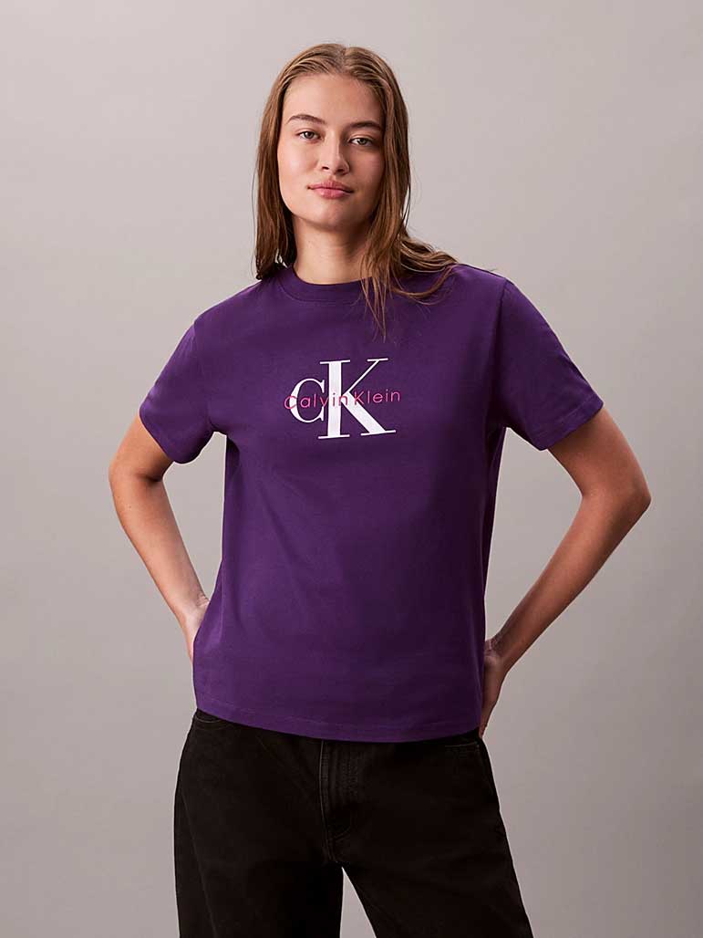 Calvin Klein Jeans Тениска HR SS CLSSC MNLG CNC