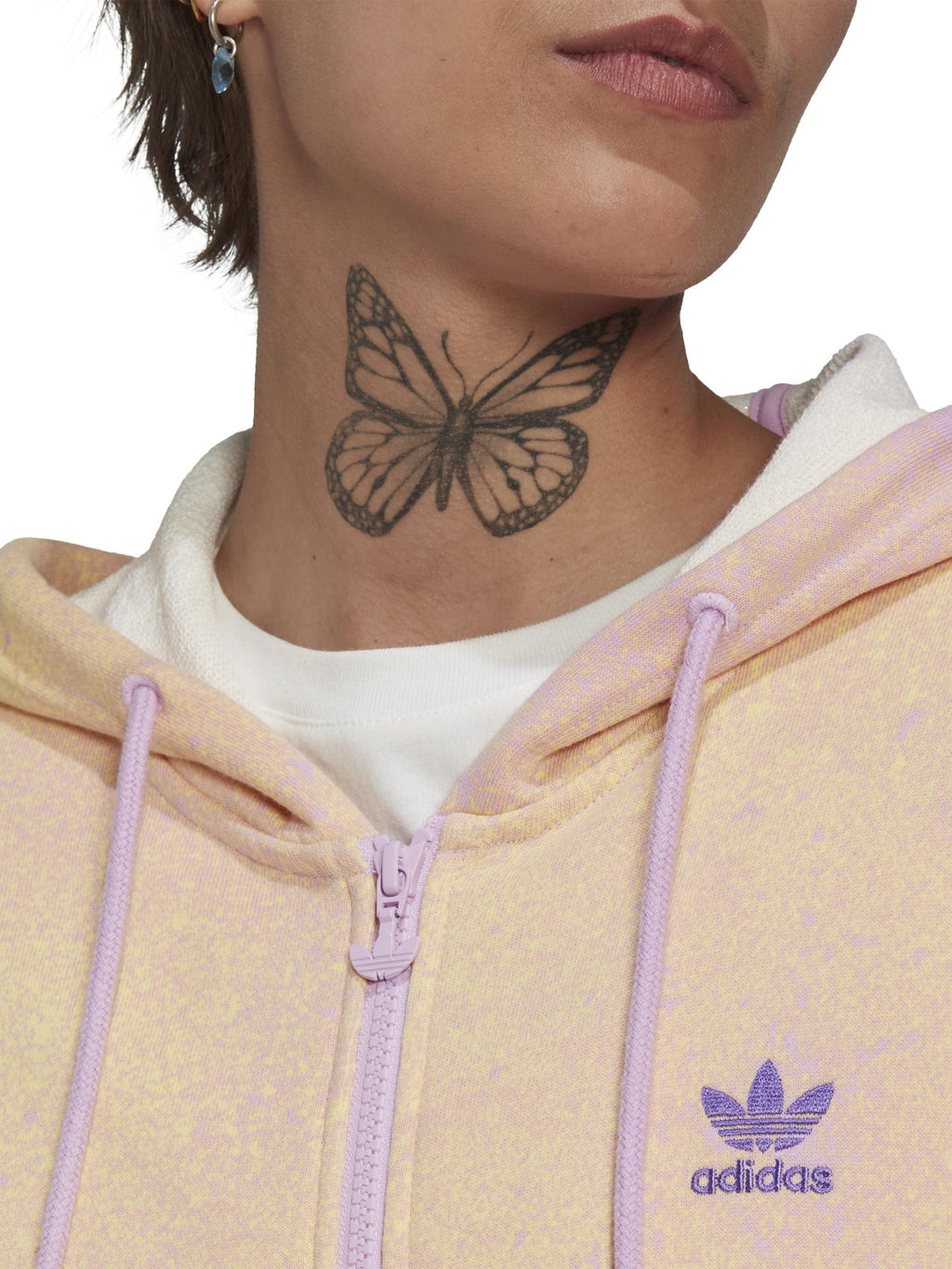 ADIDAS ORIGINALS Суитшърт Allover Print Full Zip