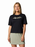 COLUMBIA Тениска Rolling Bend Graphic Relaxed Crop SS