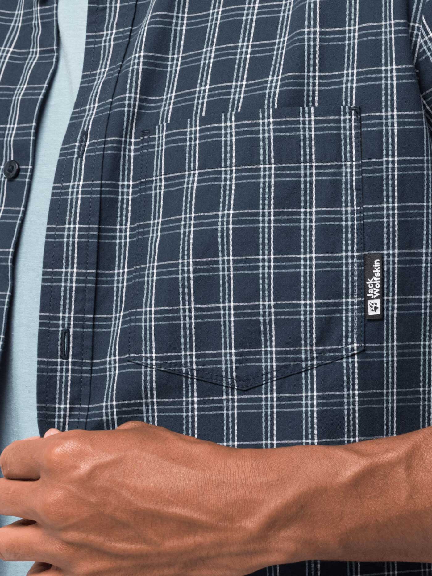 JACK WOLFSKIN Риза HOT SPRINGS SHIRT M