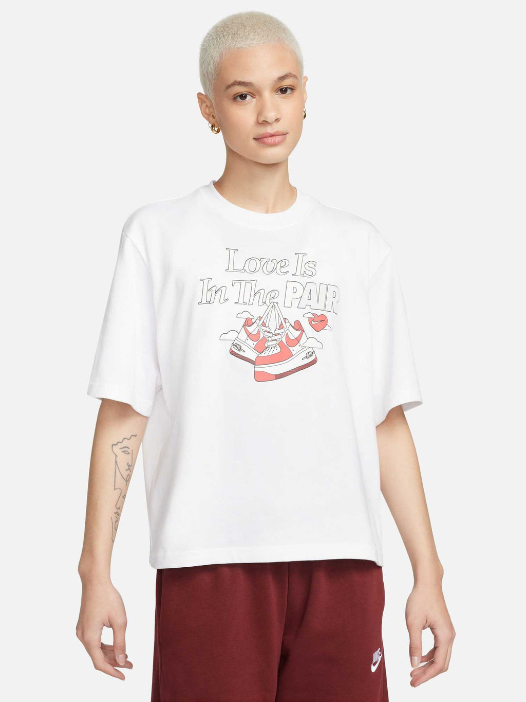 NIKE Тениска W NSW TEE OC 1 BOXY VDAY