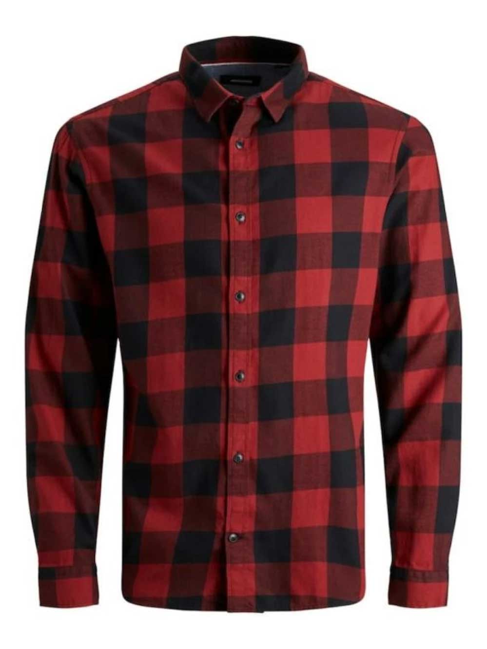 JACK & JONES Риза JJEGINGHAM TWILL SHIRT L/S NOOS