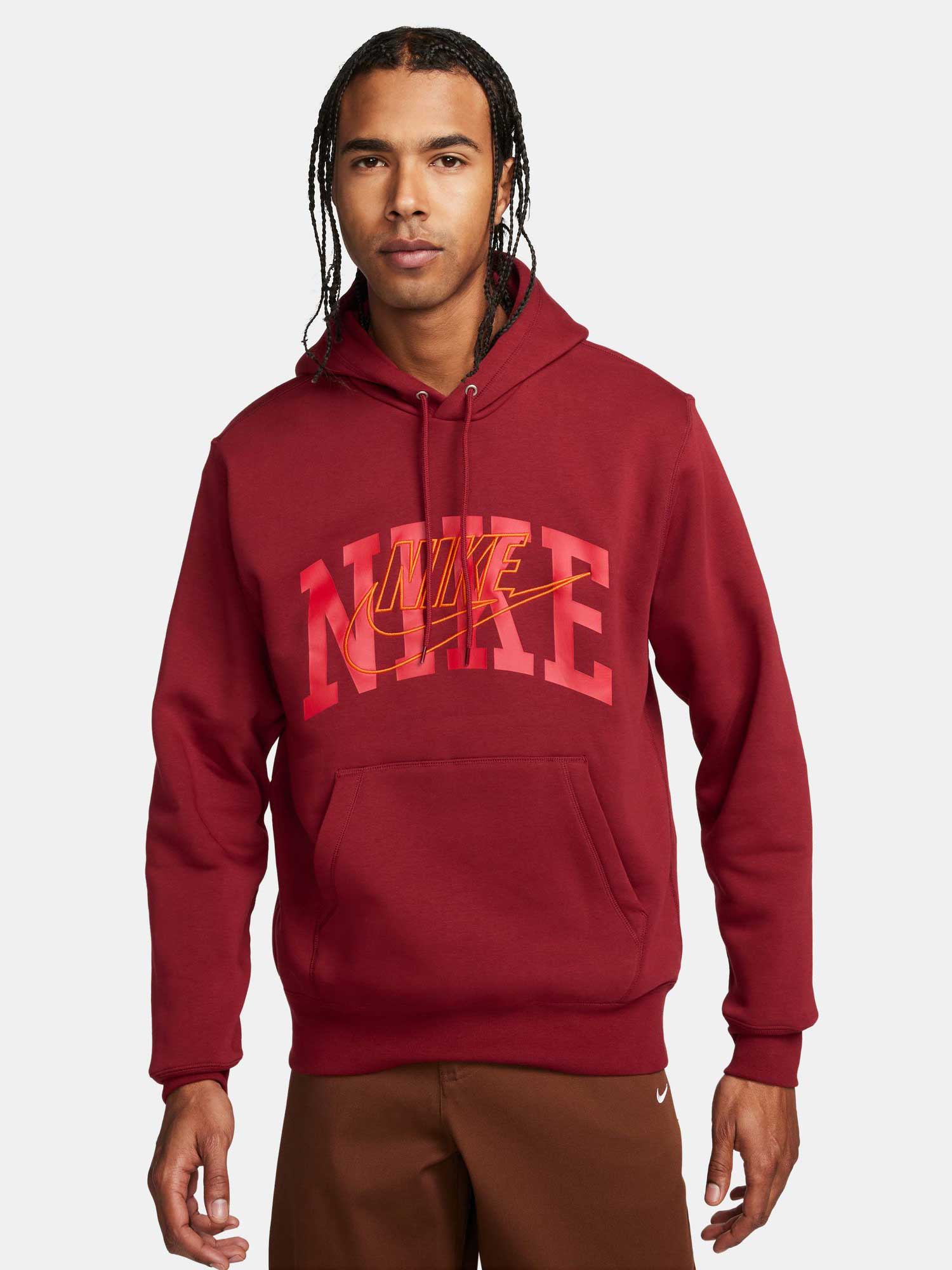 NIKE Суитшърт M NK CLUB BB PO HDY ARCH GX