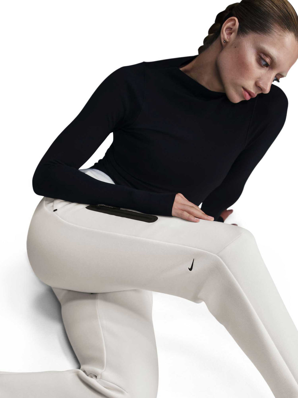NIKE Спортно долнище W NSW TCH FLC MR JGGER 2