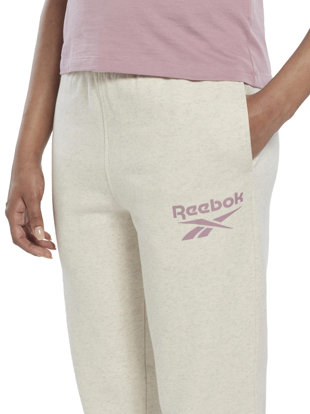 REEBOK Спортно долнище Identity Logo Fleece