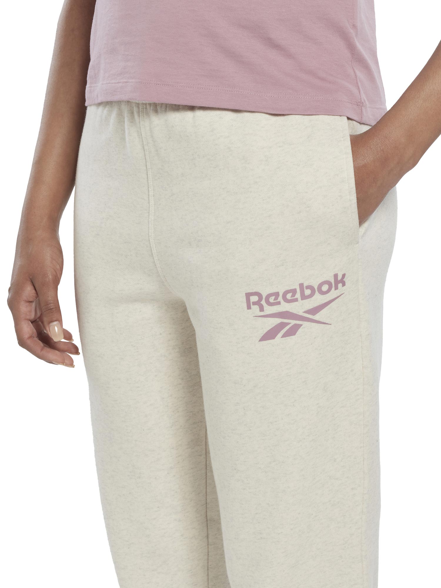 REEBOK Спортно долнище Identity Logo Fleece