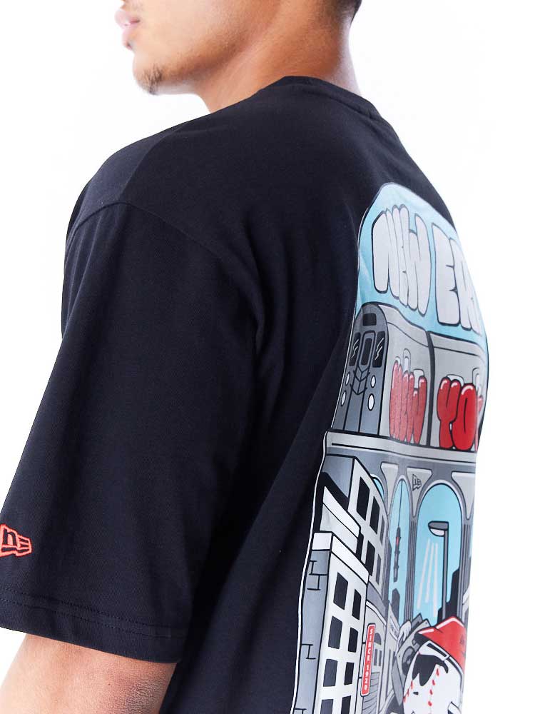 NEW ERA Тениска NE CITY GRAPHIC OS TEE