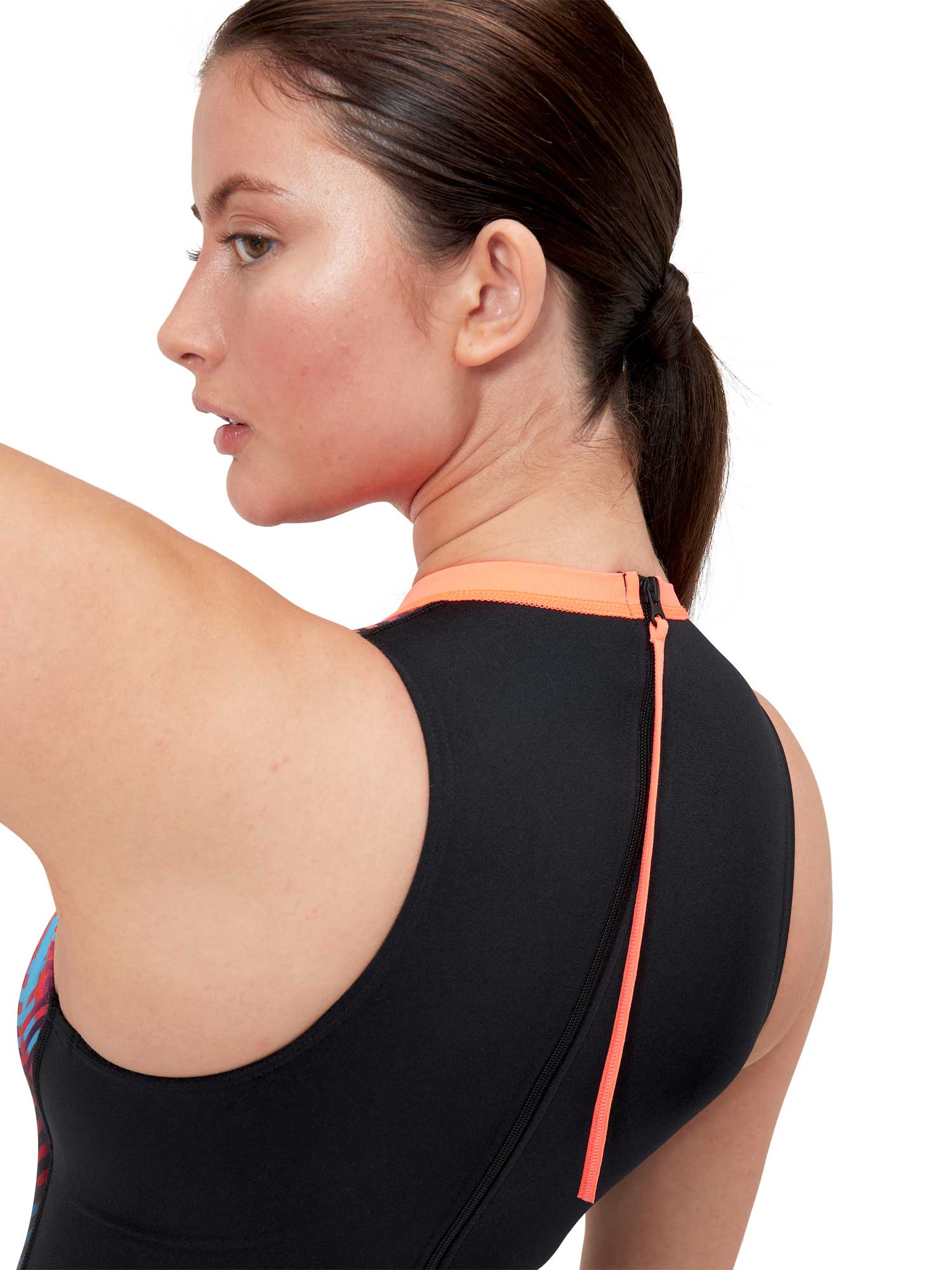 SPEEDO Цял бански WOMENS PRINTED HYDRASUIT
