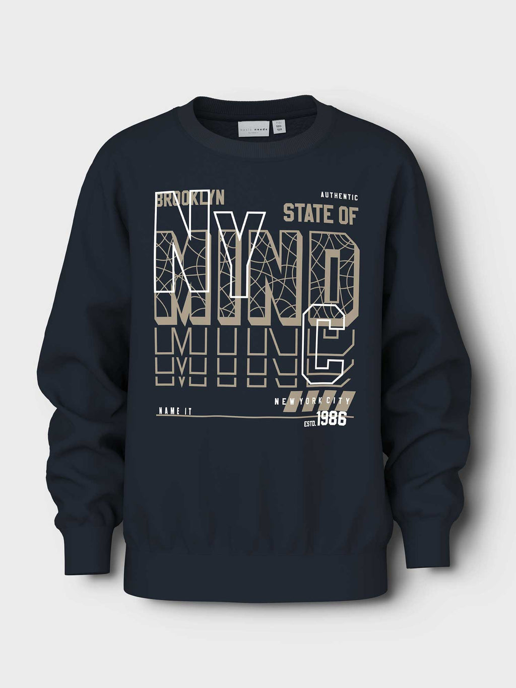 NAME IT Блуза NKMVILDAR LS NREG SWEAT BRU