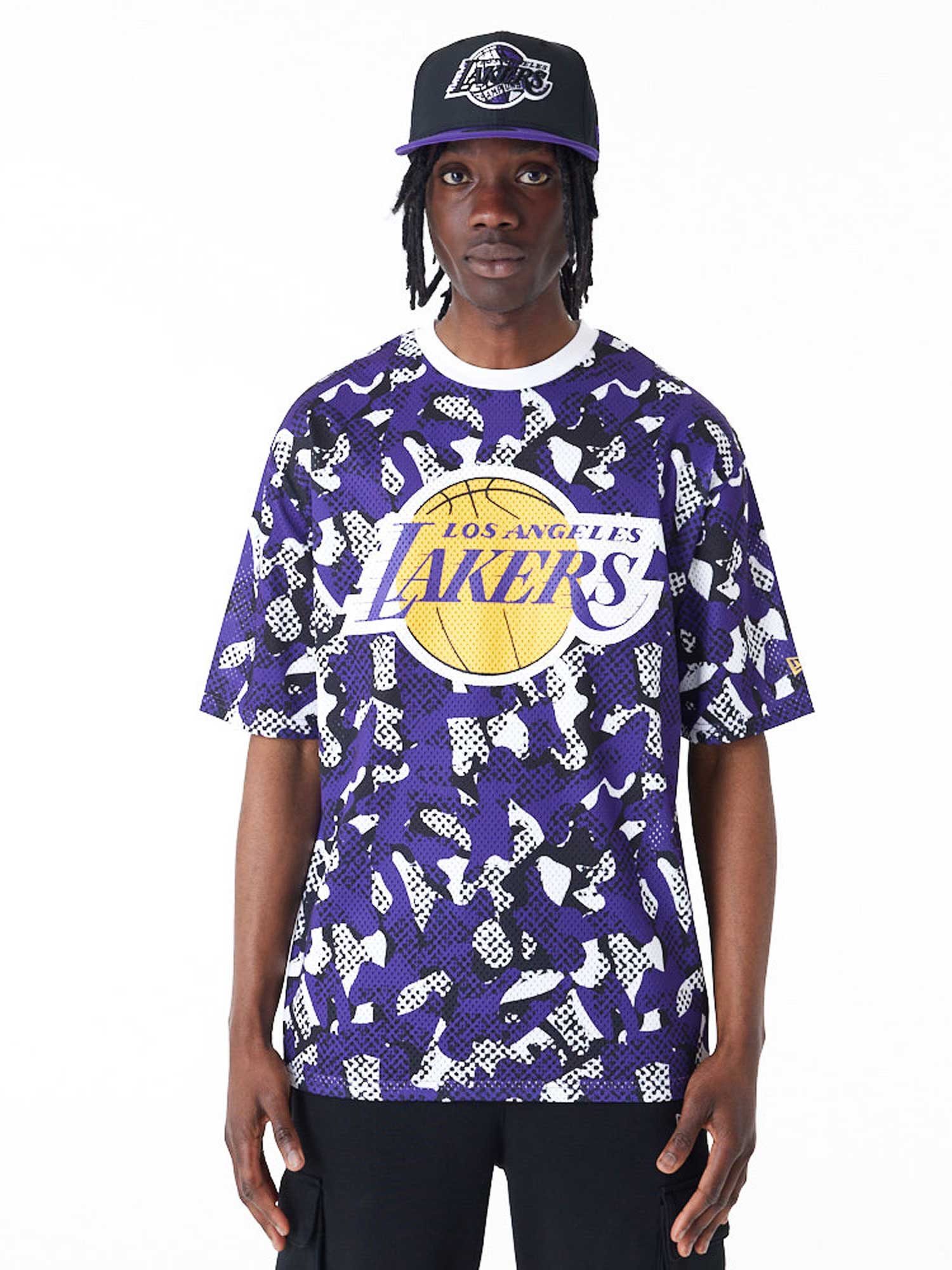 NEW ERA Тениска NBA TEAM AOP MESH OS TEE LOSLAK