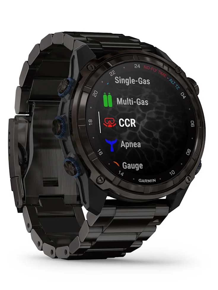 GARMIN GPS Смарт часовник Descent Mk3i титаниева каишка