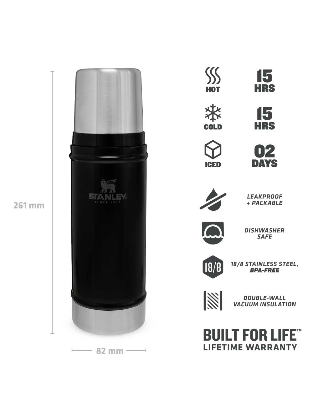STANLEY Термо бутилка The Legendary - 0.47L