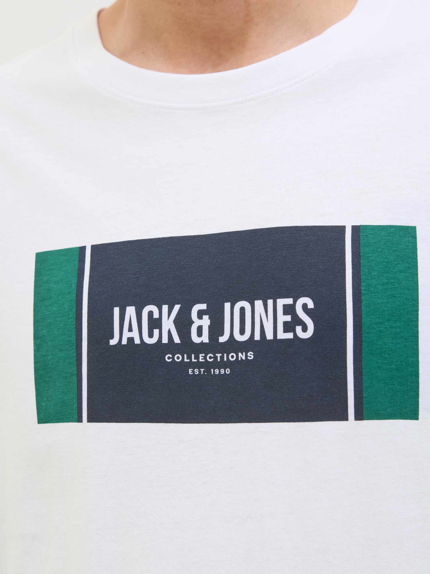 JACK & JONES Тениска JJHAYATO TEE SS CREW NECK BTS LN