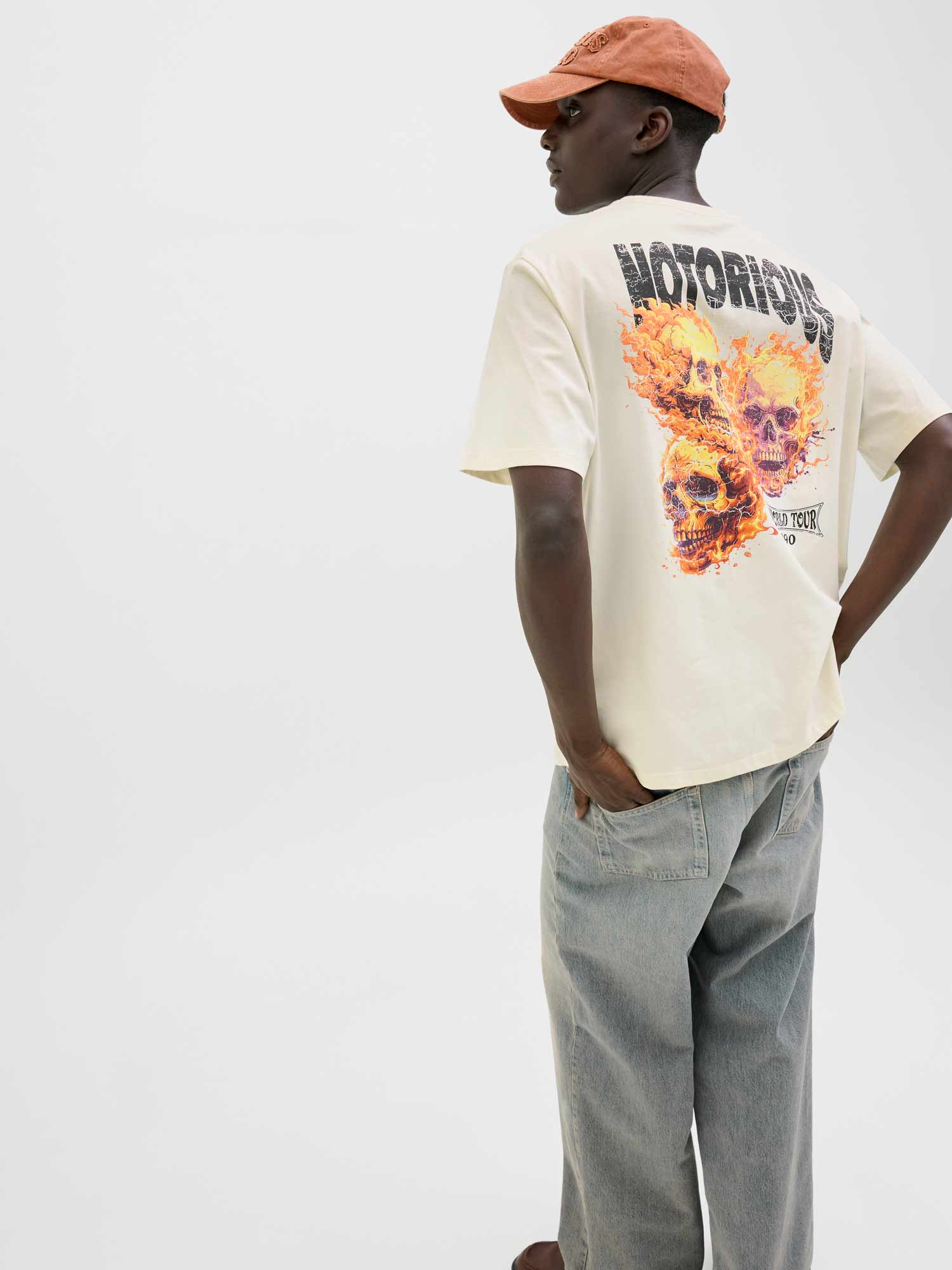 JACK & JONES Тениска JOREAGLEROCK GALLERY TEE SS CREW NECK TG