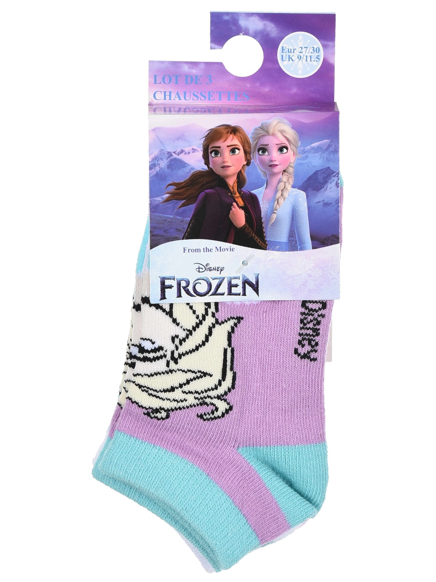 KIDS MOVIE HEROES Чорапи - комплект 3 чифта FROZEN