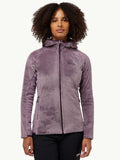 JACK WOLFSKIN Полар ROTWAND HOODED FZ W