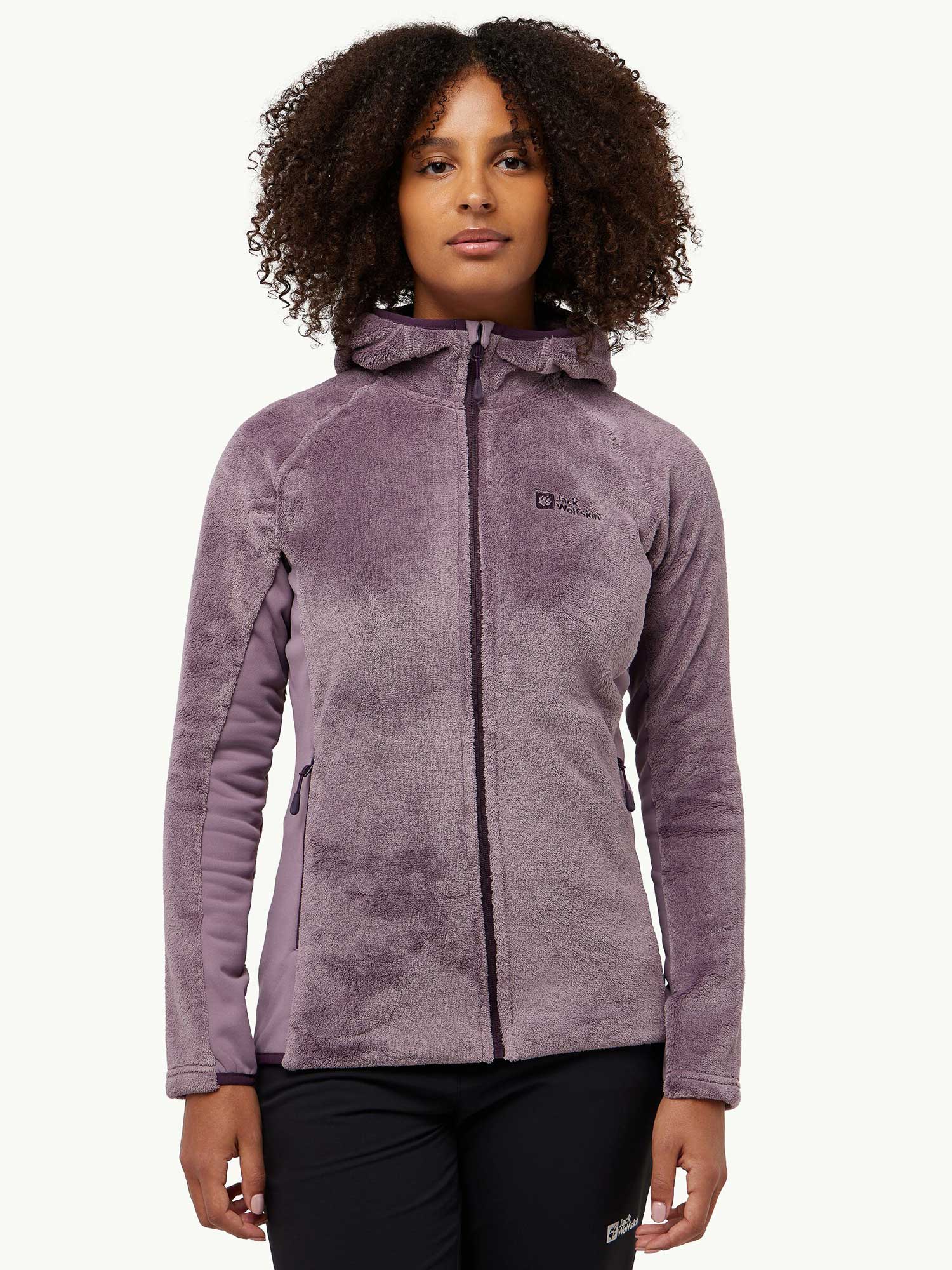 JACK WOLFSKIN Полар ROTWAND HOODED FZ W