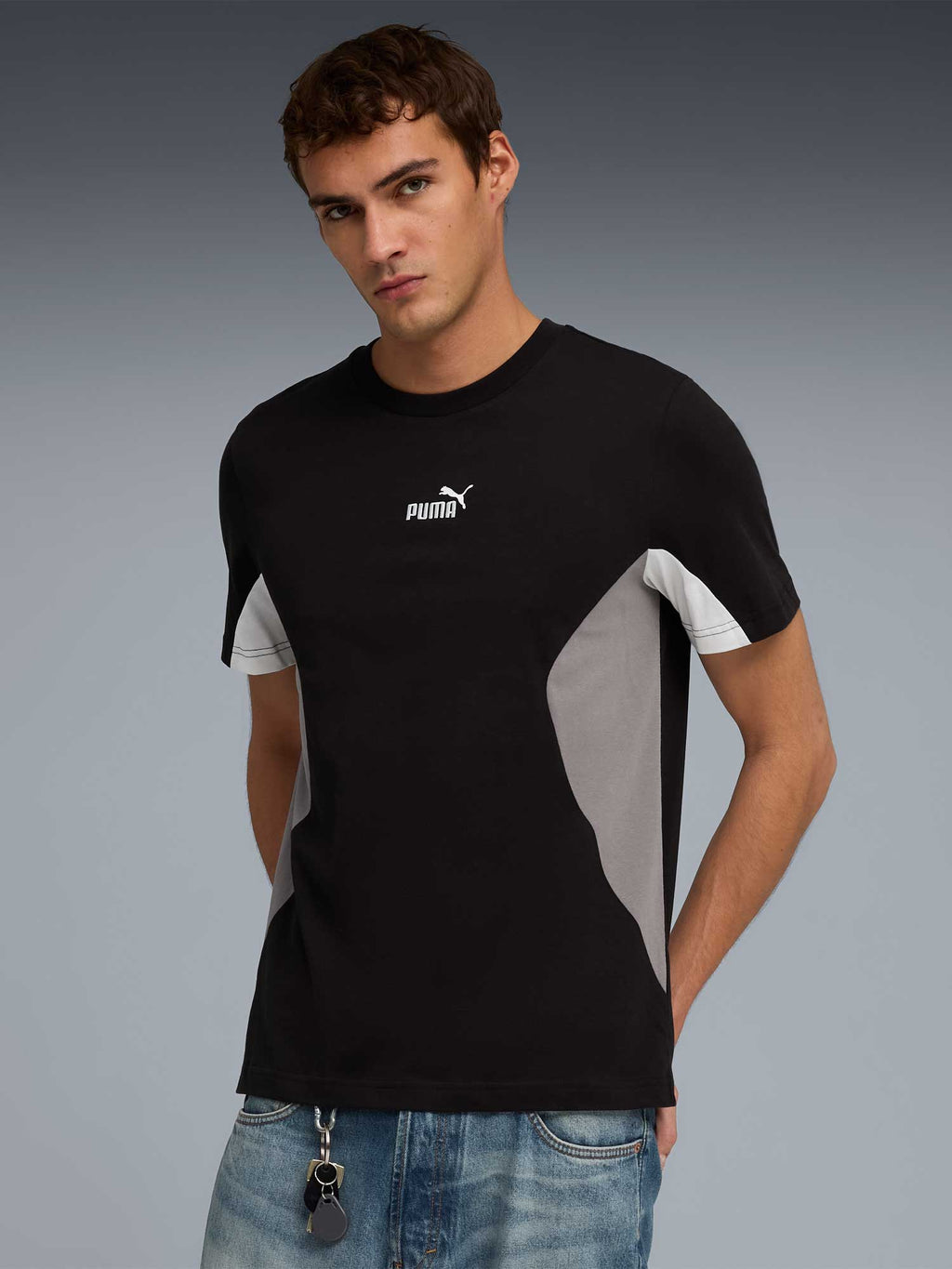 PUMA Тениска ESS BLOCK Tee