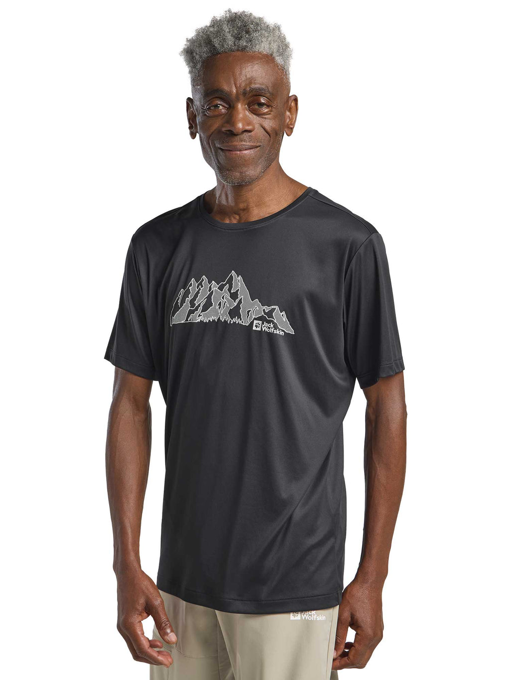 JACK WOLFSKIN Тениска PEAK GRAPHIC T M