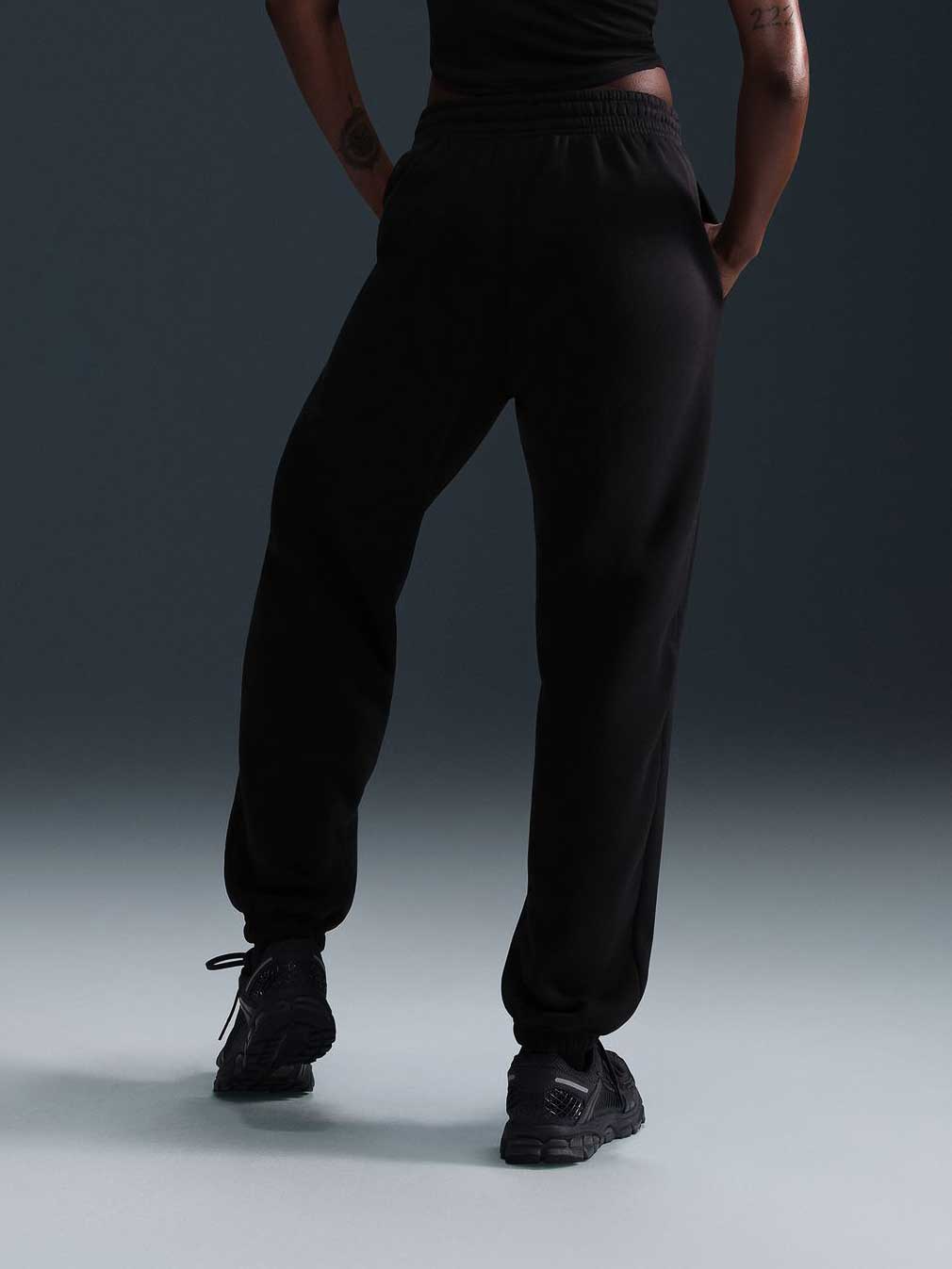 NIKE Спортно долнище W NSW PHNX FLC HR OS PANT 2