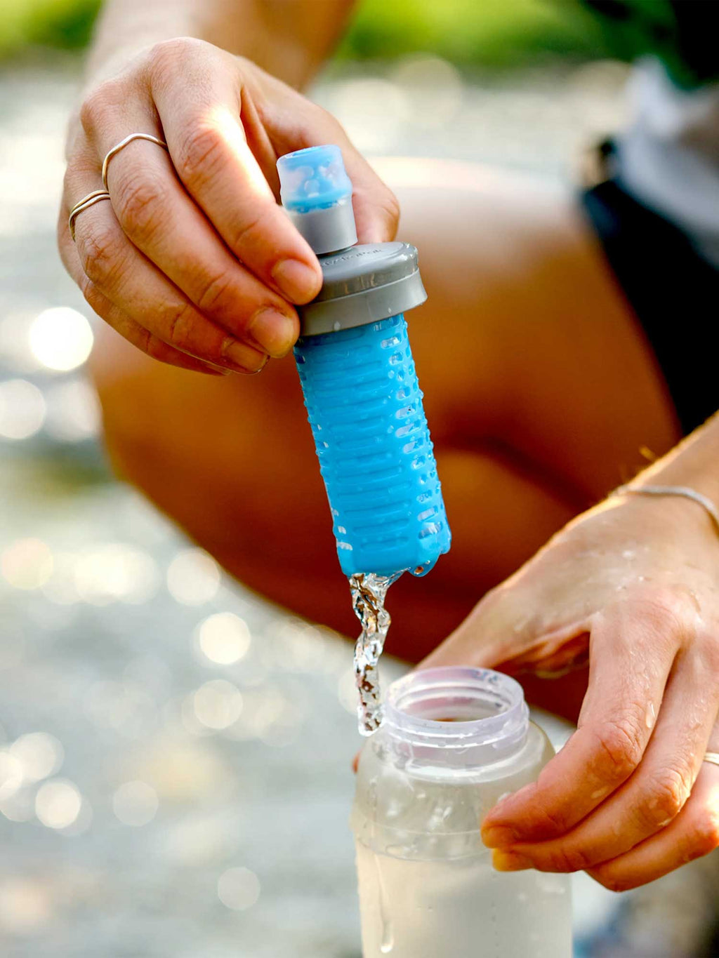 Hydrapak Мека бутилка за вода Ultraflask + Filter Kit
