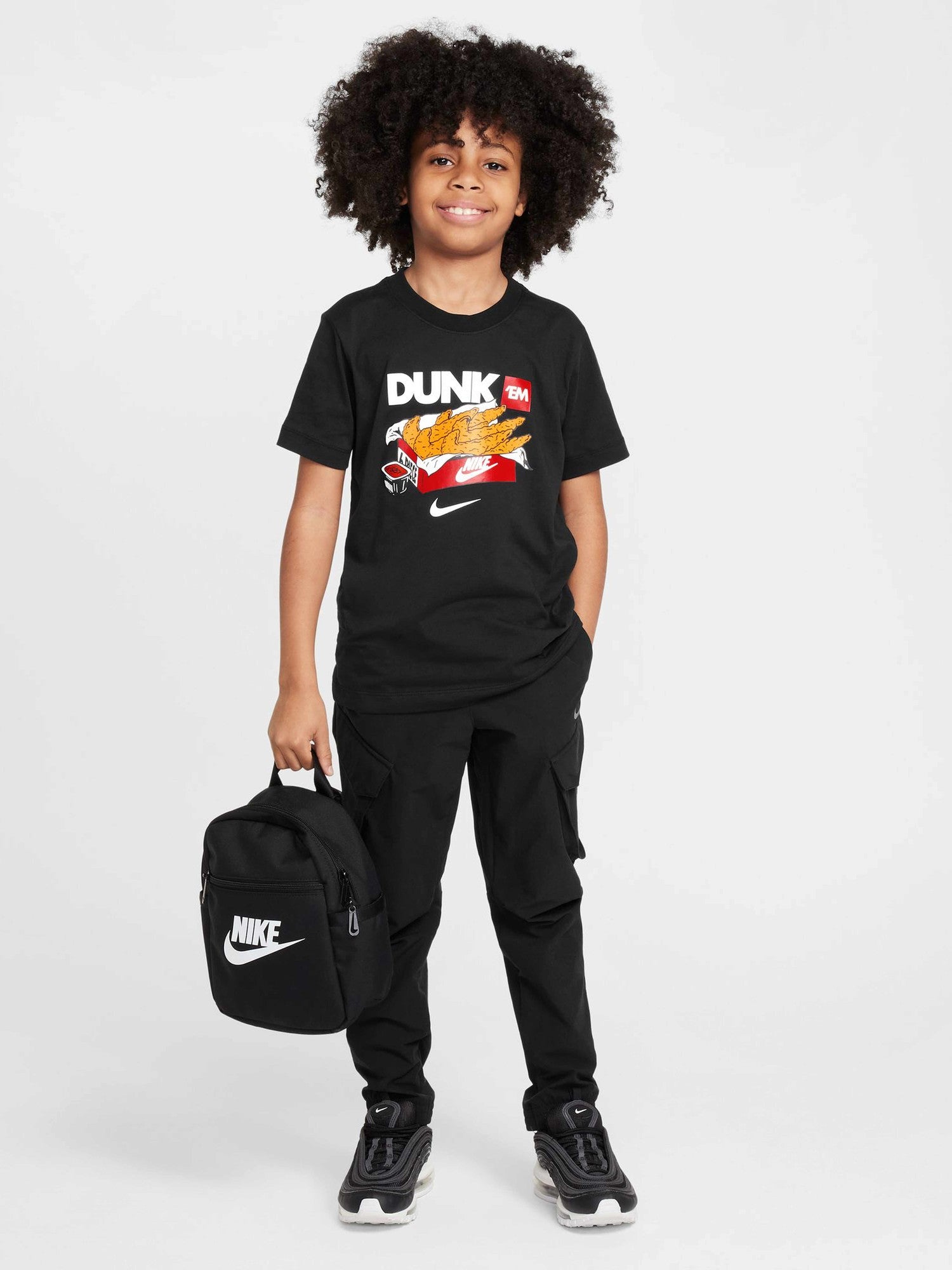 NIKE Тениска K NSW TEE DUNK