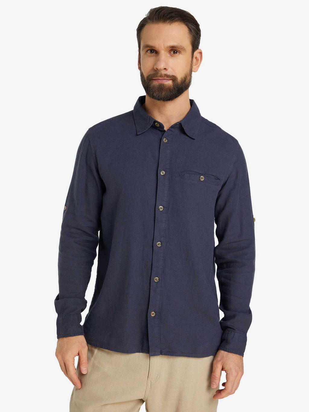 OUTVENTURE Риза Travel Mens Linen LS Shirt