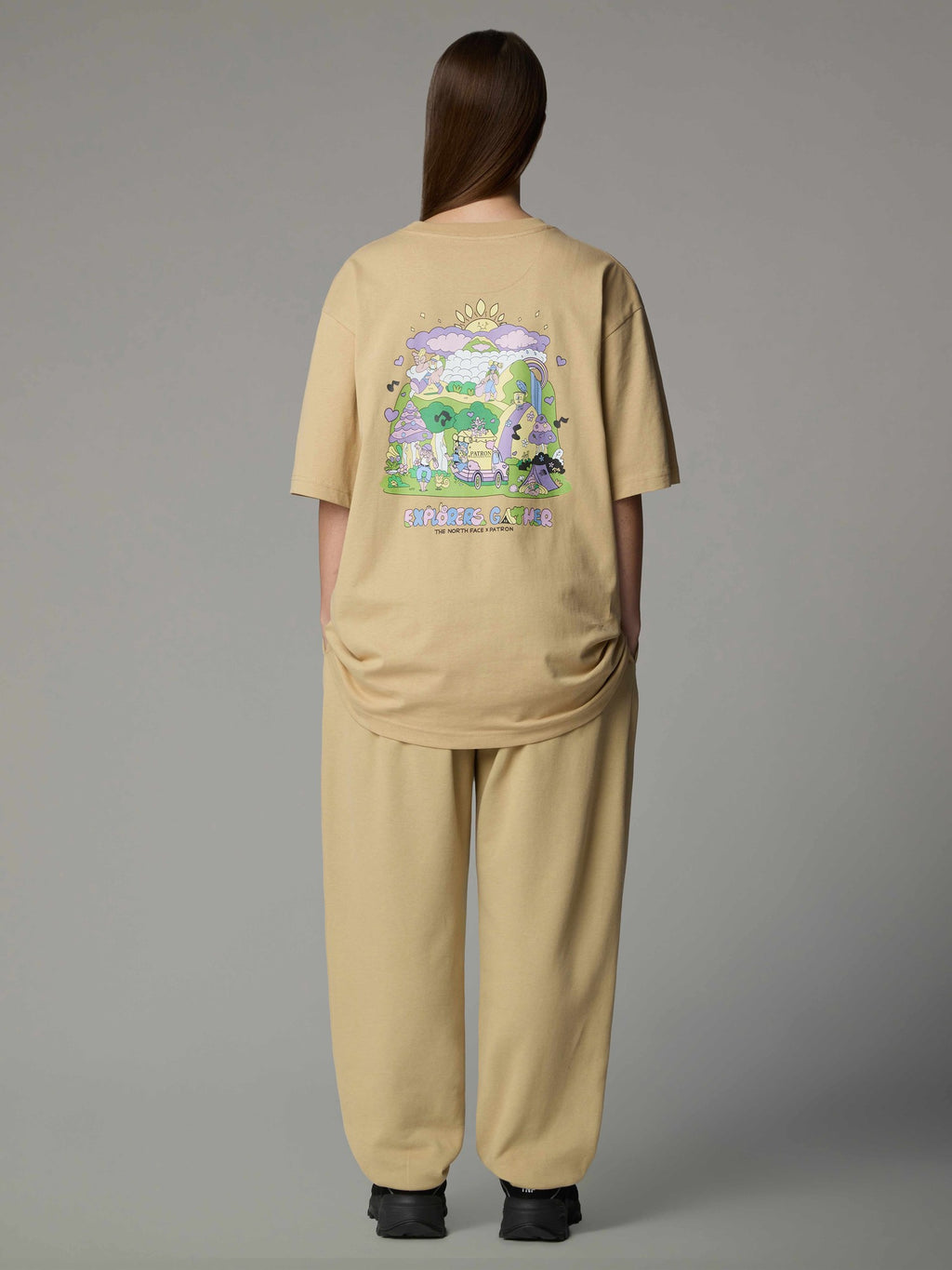 THE NORTH FACE Тениска U SS MOUNTAIN CLEANUP OVERSIZED TEE