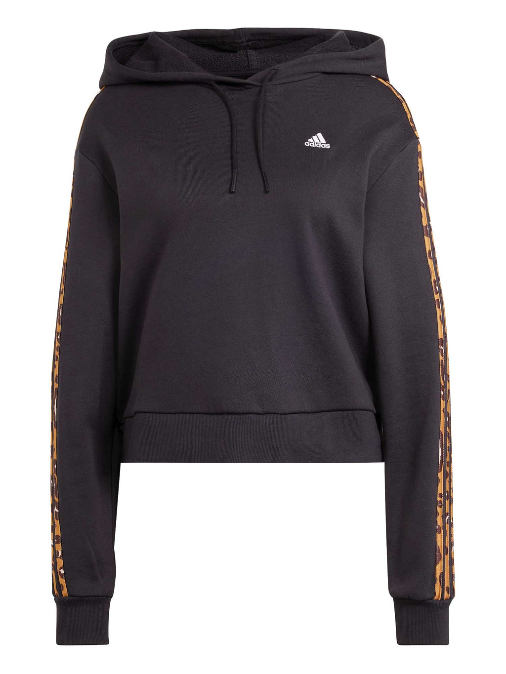 ADIDAS SPORTSWEAR Суитшърт Essentials 3-Stripes Animal Print Relaxed