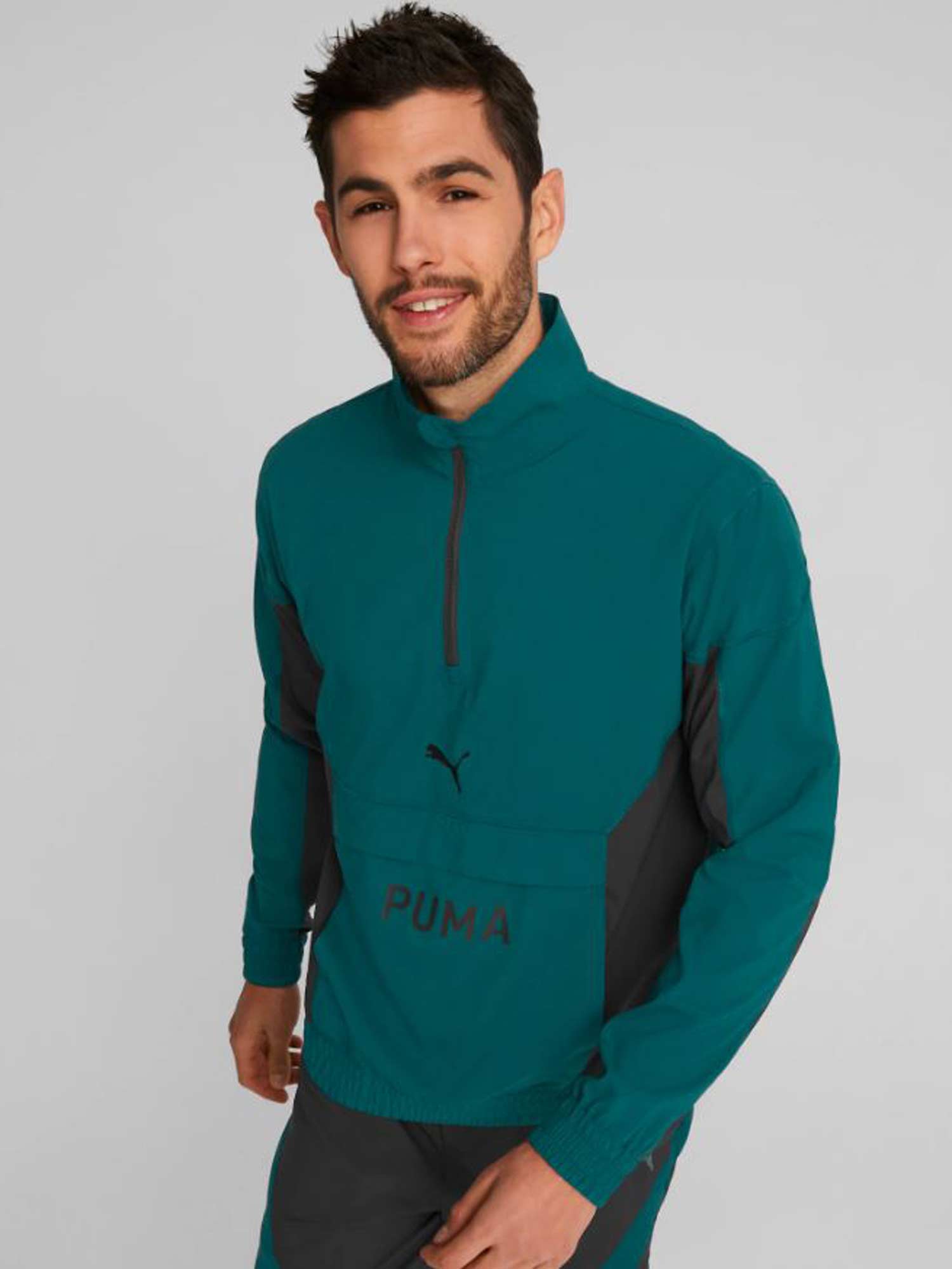 PUMA Блуза TRAIN FIT WOVEN 1/2 ZIP