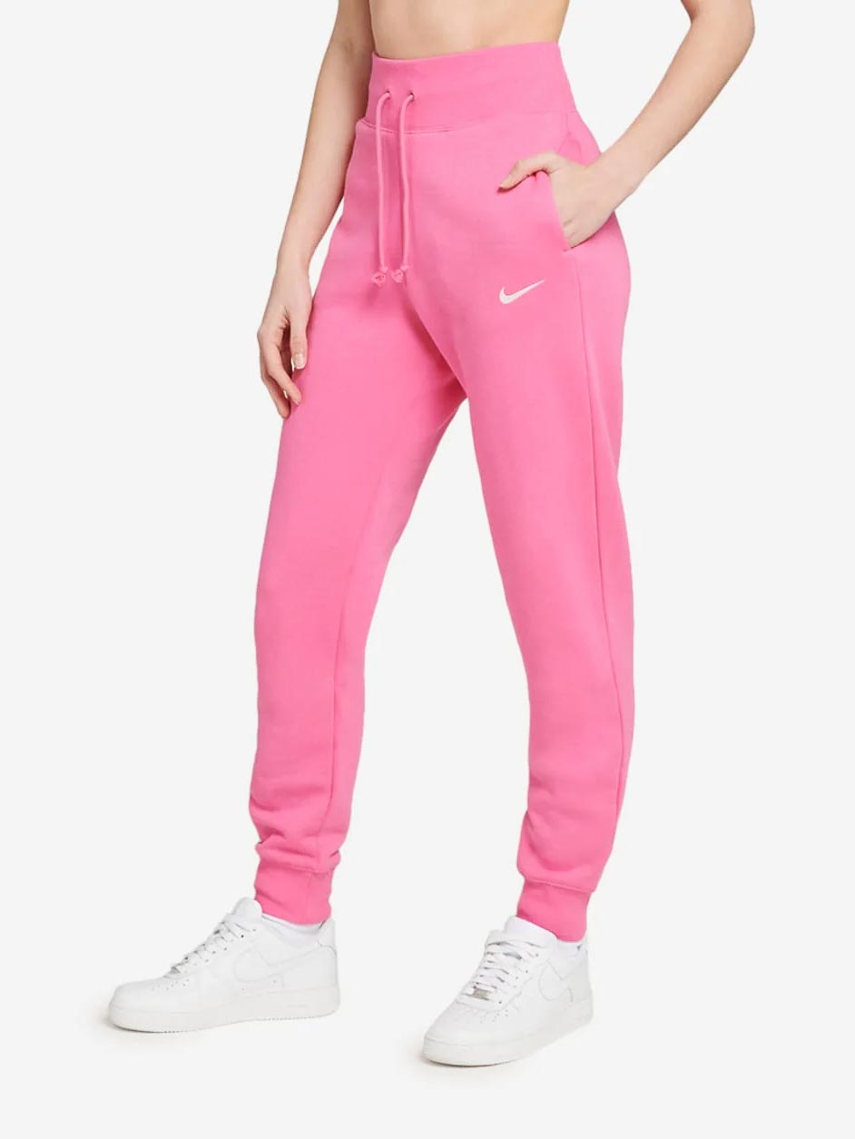 NIKE Спортно долнище W NSW PHNX FLC HR PANT STD