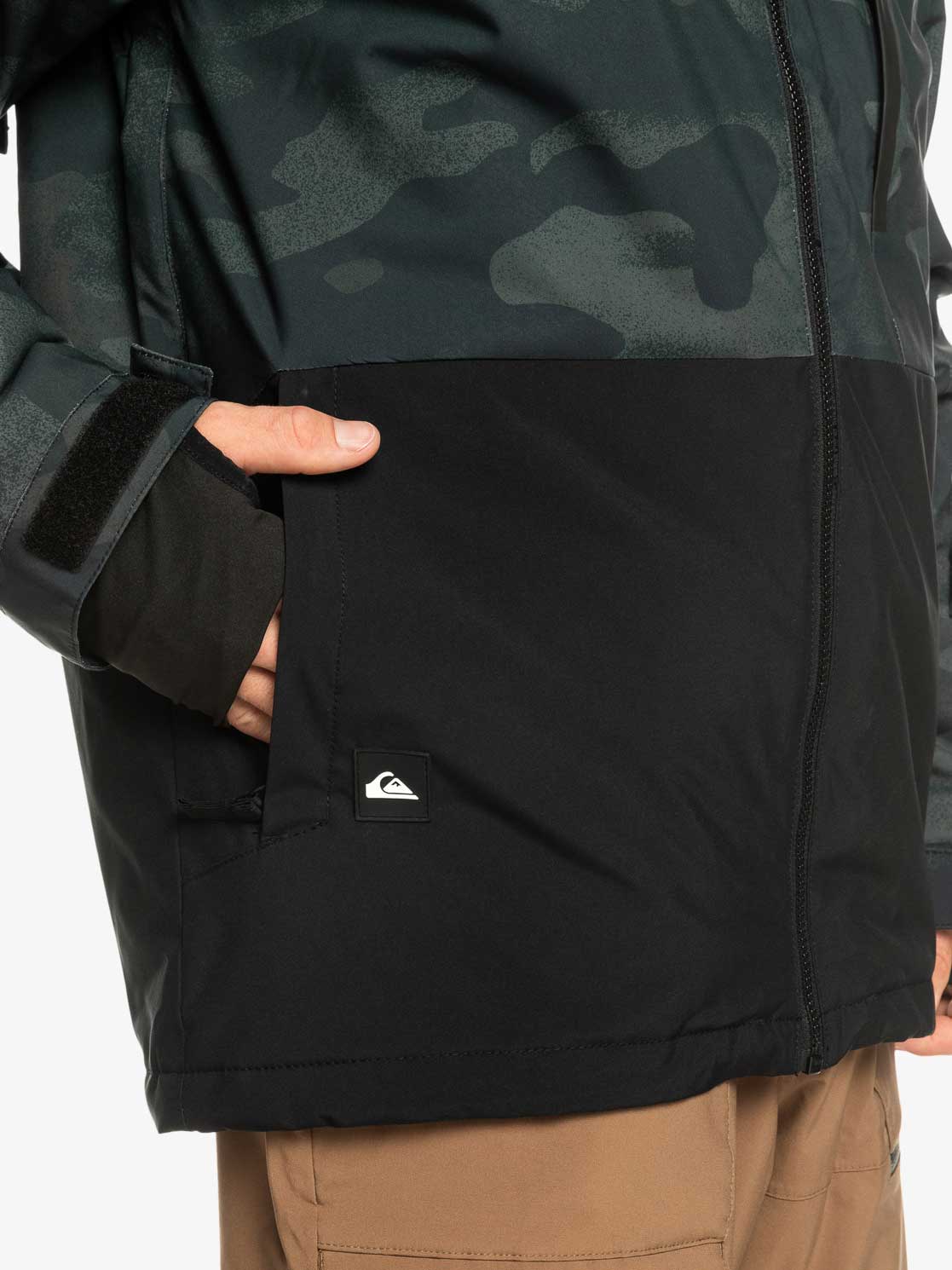 QUIKSILVER Сноуборд яке MISSION PRINTED BLOCK JK