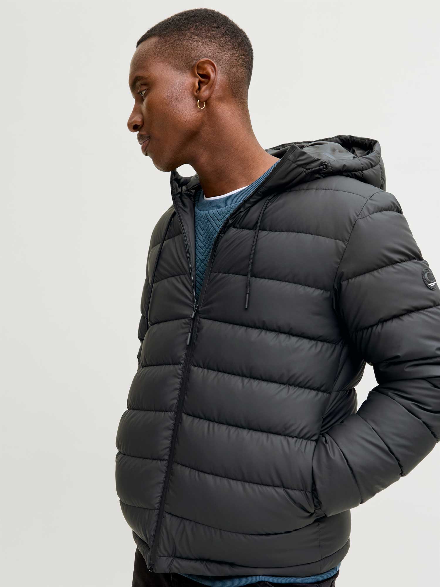 JACK & JONES Яке JCOPOINT PU PUFFER JACKET BF