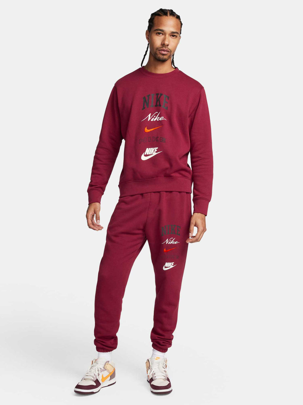NIKE Спортно долнище M NK CLUB BB CF PANT STACK GX