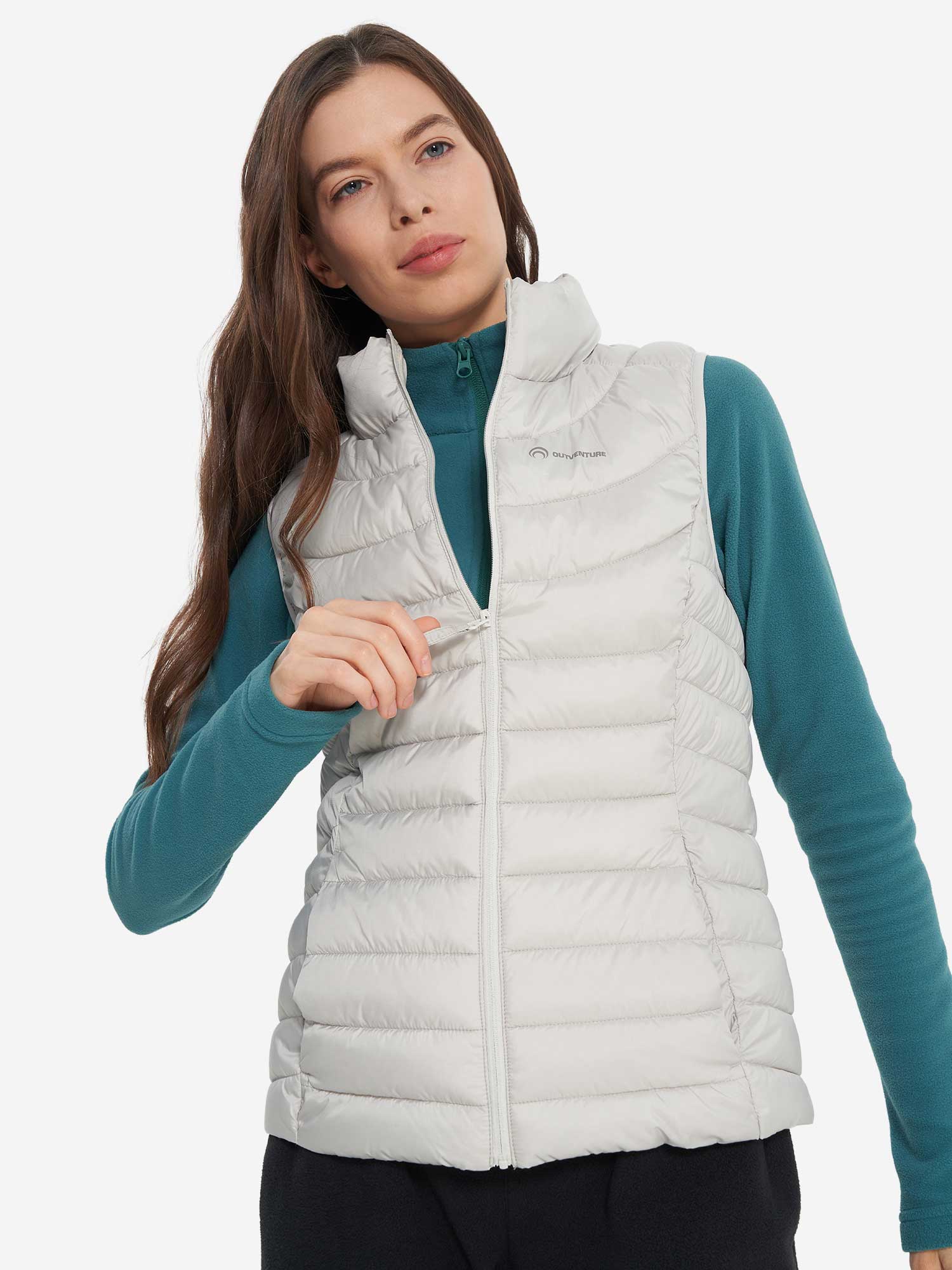OUTVENTURE Елек Women's Solid Fake Down Vest