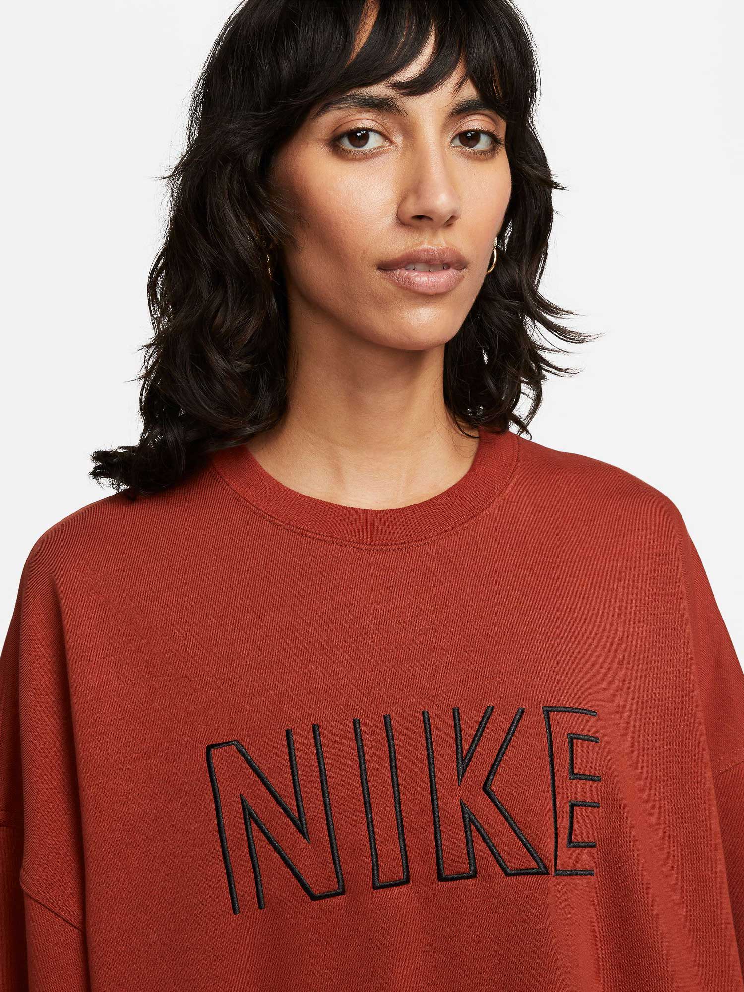 NIKE Блуза W NSW FT OS FLC CREW SW