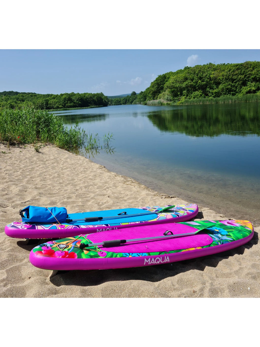 MAQUA К-т надуваем SUP FLOWERS KAYAK KIT 330/80/15