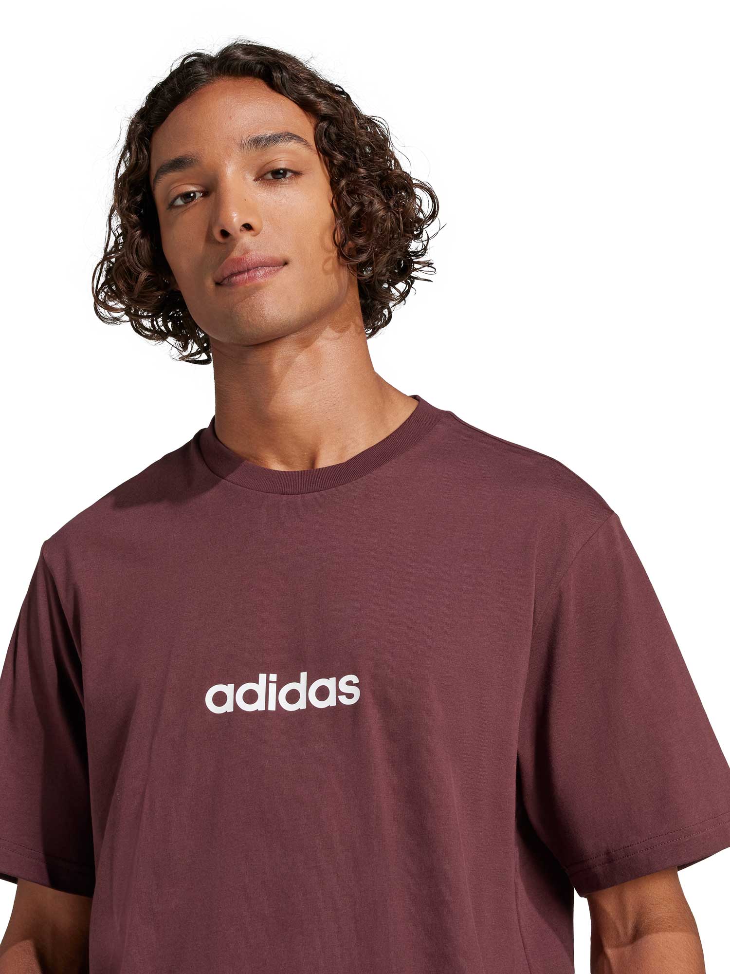 ADIDAS SPORTSWEAR Тениска Essentials Linear Single Jersey Tee
