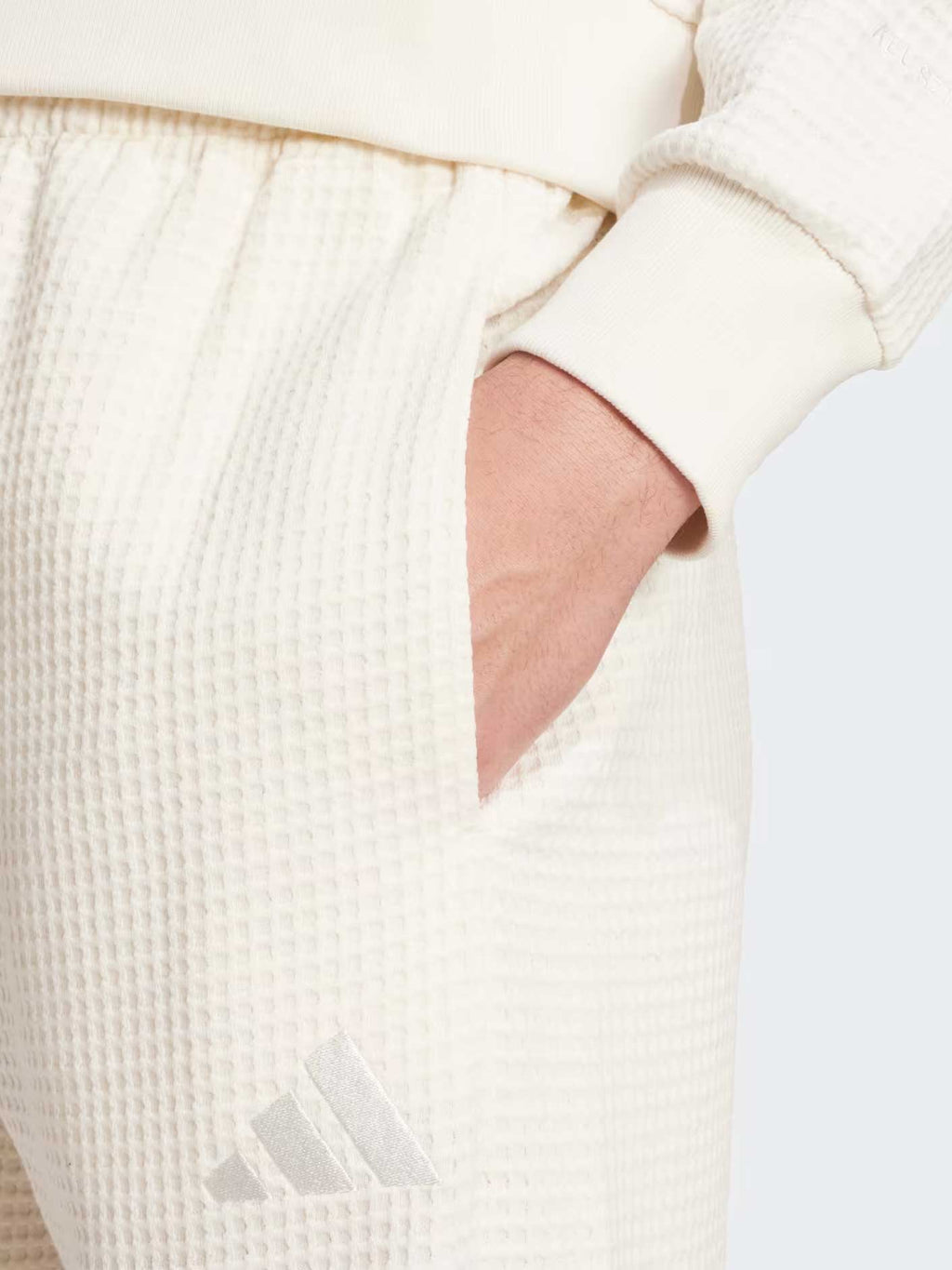 ADIDAS SPORTSWEAR Спортно долнище ALL SZN Waffle Knit Open Hem