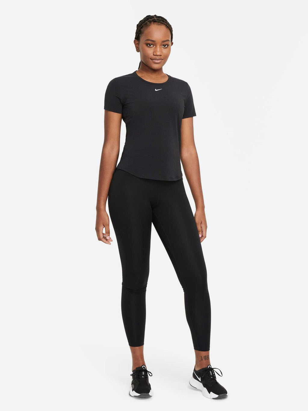 NIKE Тениска W NK ONE LUXE DF SS STD TOP