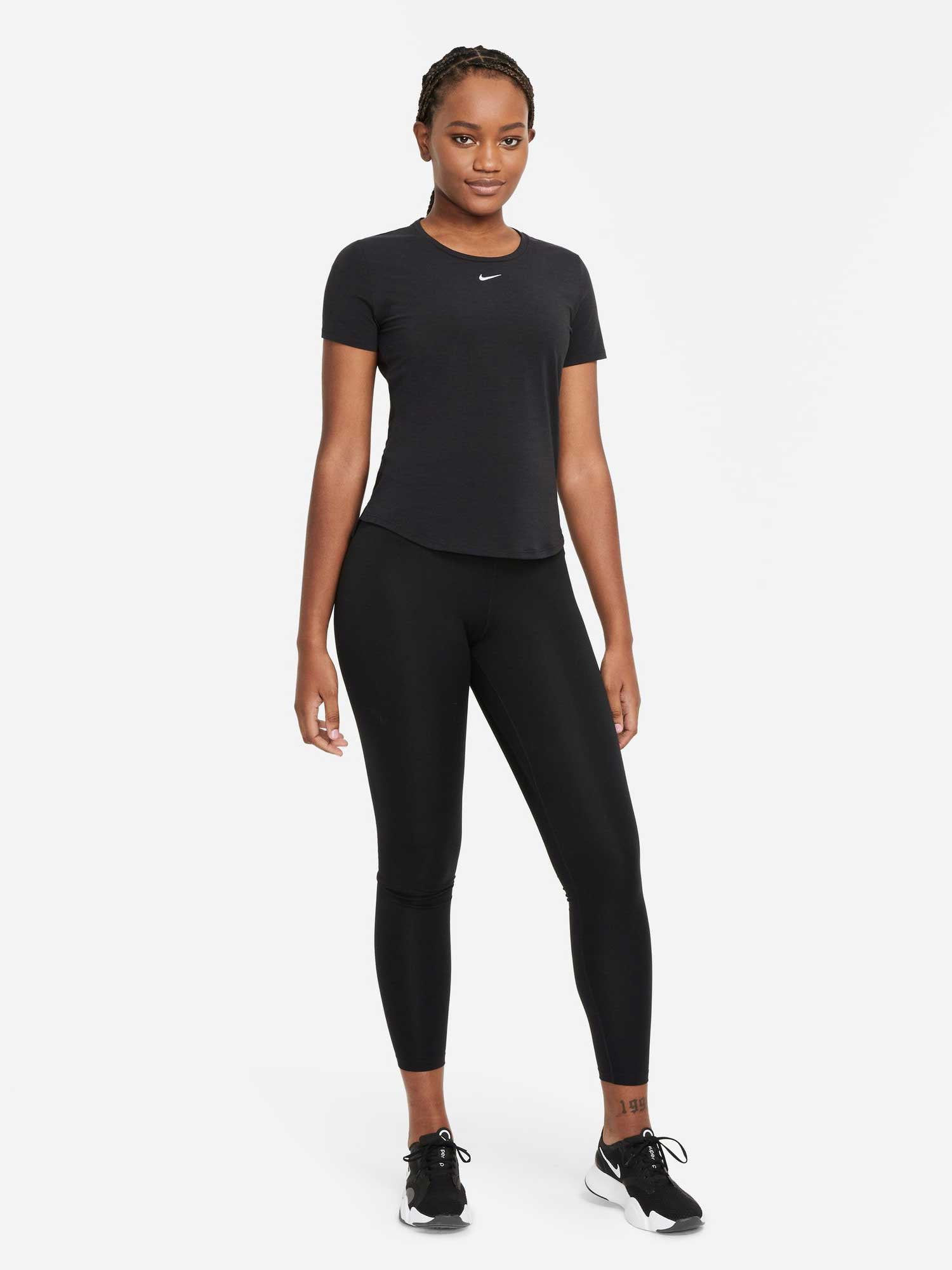 NIKE Тениска W NK ONE LUXE DF SS STD TOP