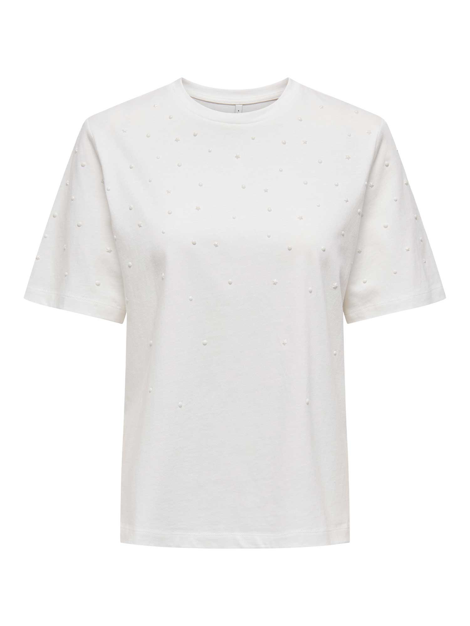 ONLY Тениска ONLFELLA S/S STUDS TOP BOX JRS