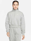 NIKE Блуза W NSW PHNX FLC QZ CROP