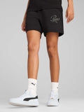 PUMA Къси панталони ESS SCRIPT High-Waist Shorts 5