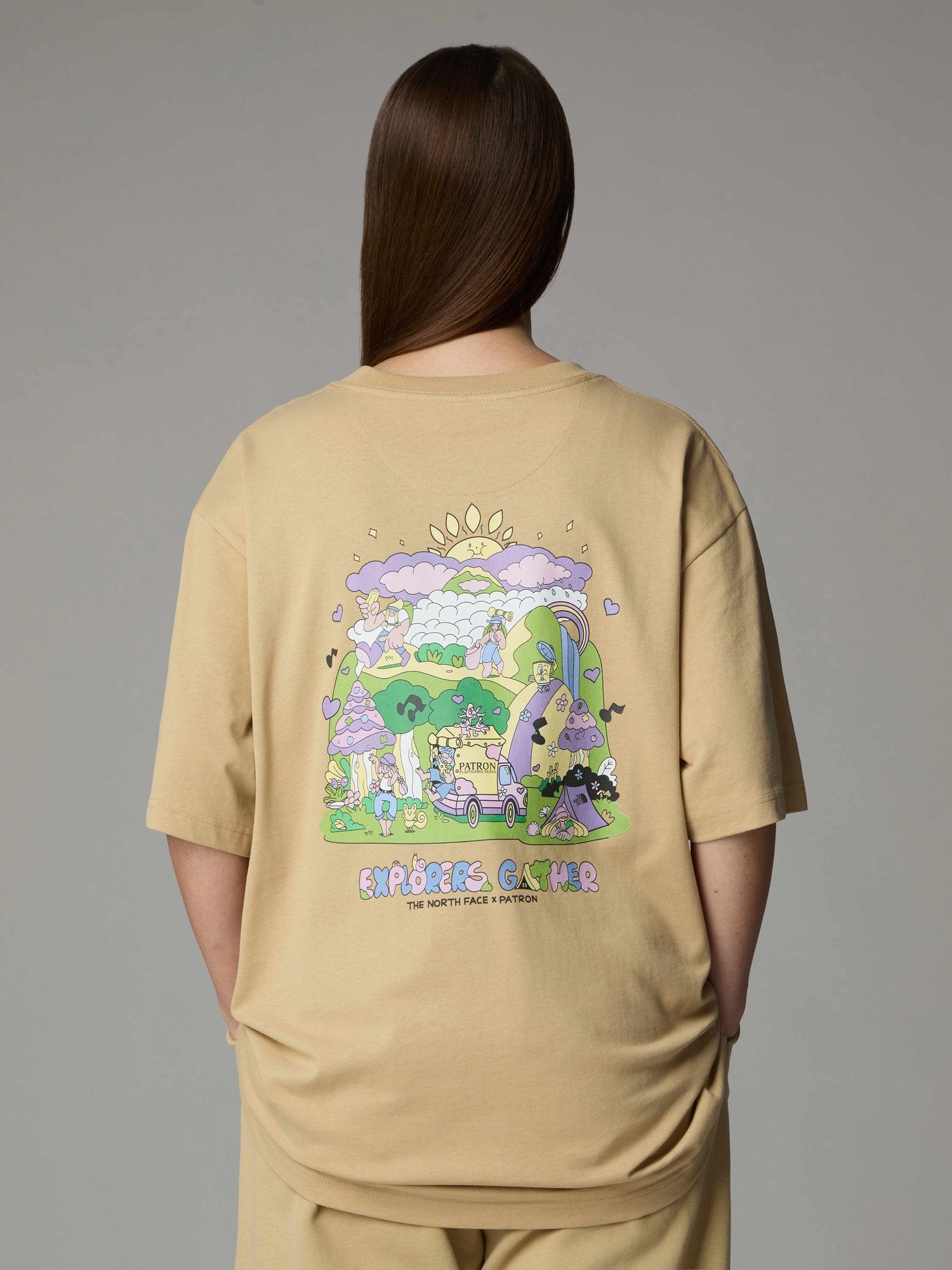 THE NORTH FACE Тениска U SS MOUNTAIN CLEANUP OVERSIZED TEE